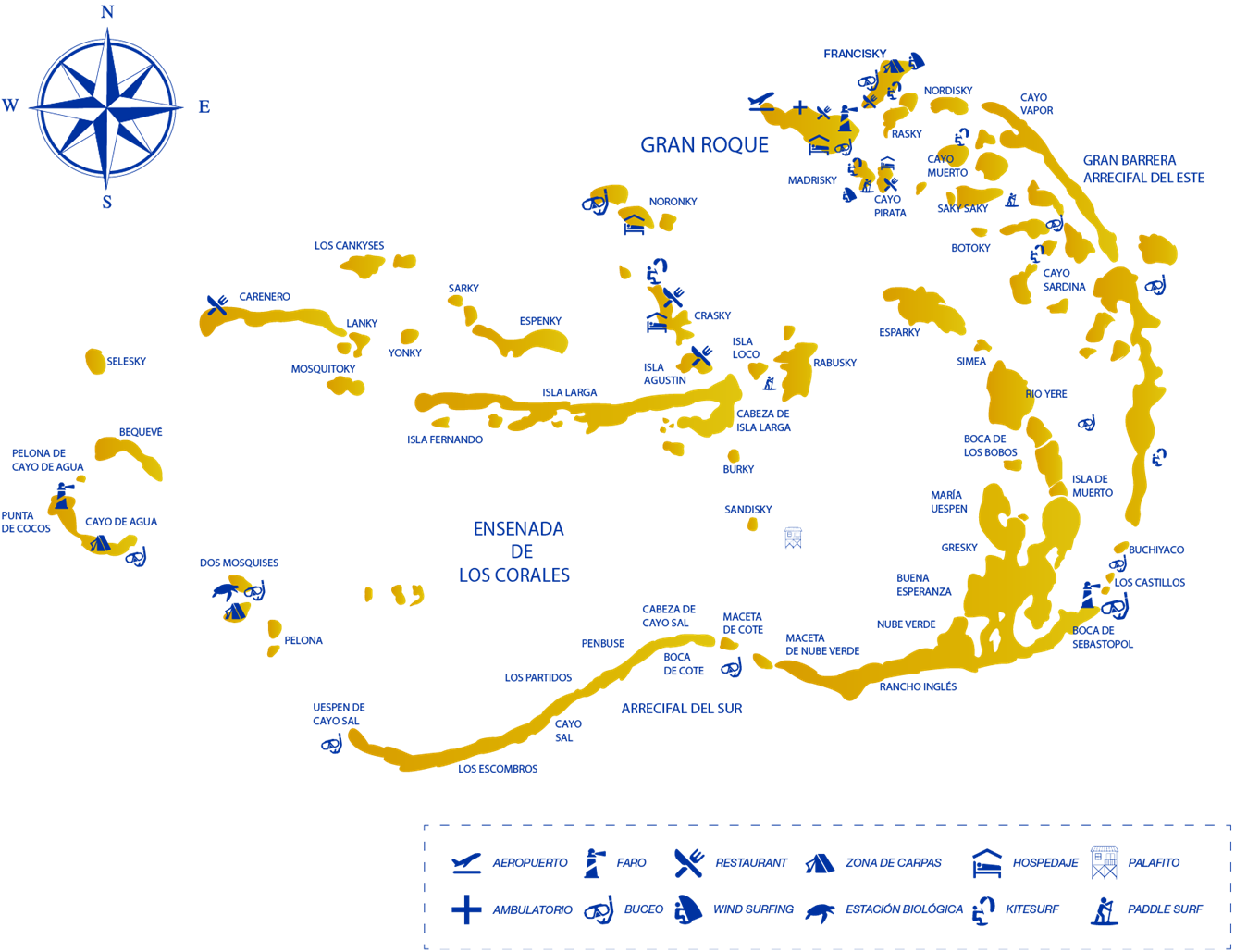 Mapa de archipielagos