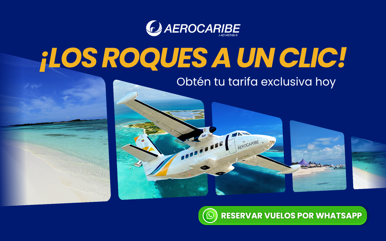 Escríbenos por WhatsApp - Promoción Los Roques